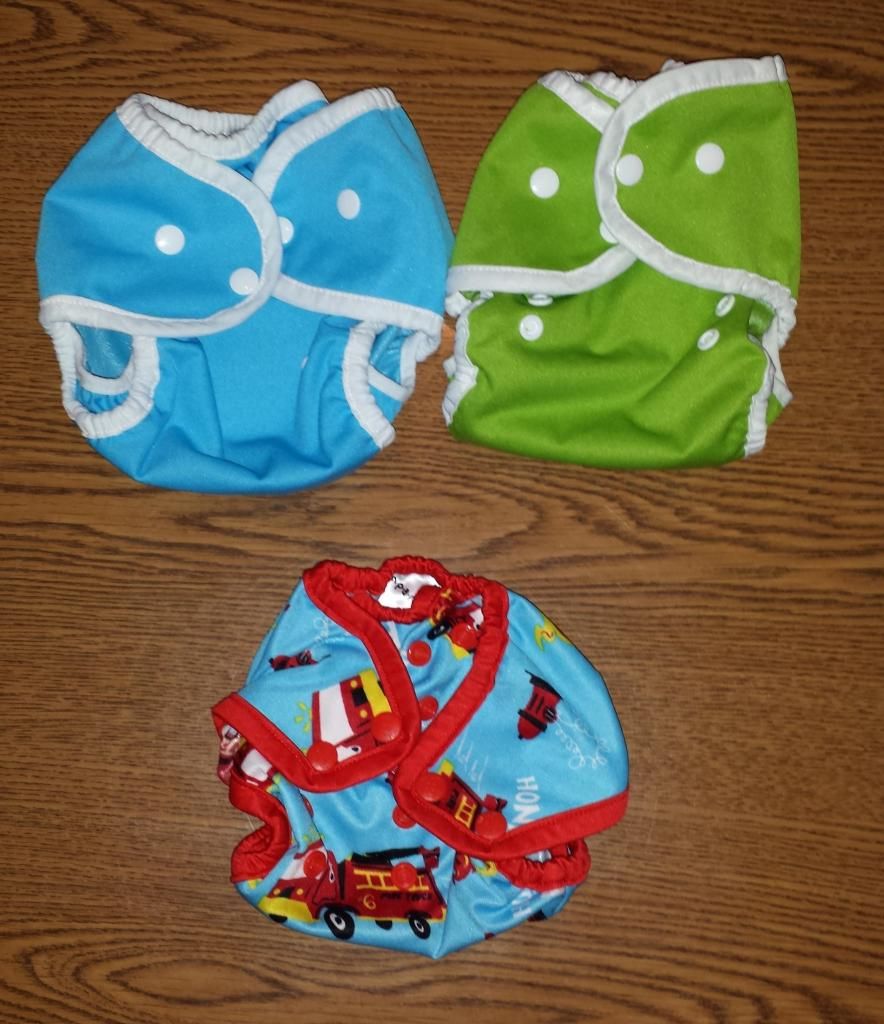 2 Thirsties Duo Size 1 Covers Blue & Green