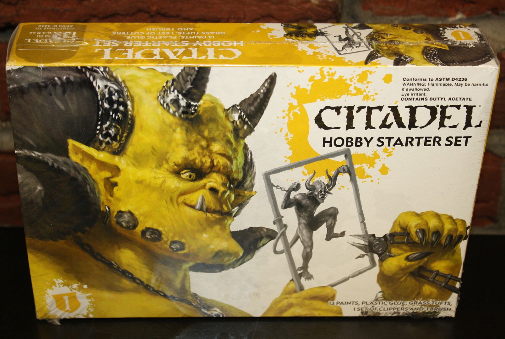 WARHAMMER factory sealed CITADEL HOBBY STARTER SET miniature figure paint kit eBay