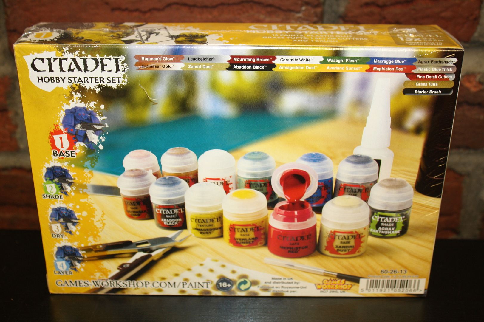 WARHAMMER factory sealed CITADEL HOBBY STARTER SET miniature figure paint kit eBay