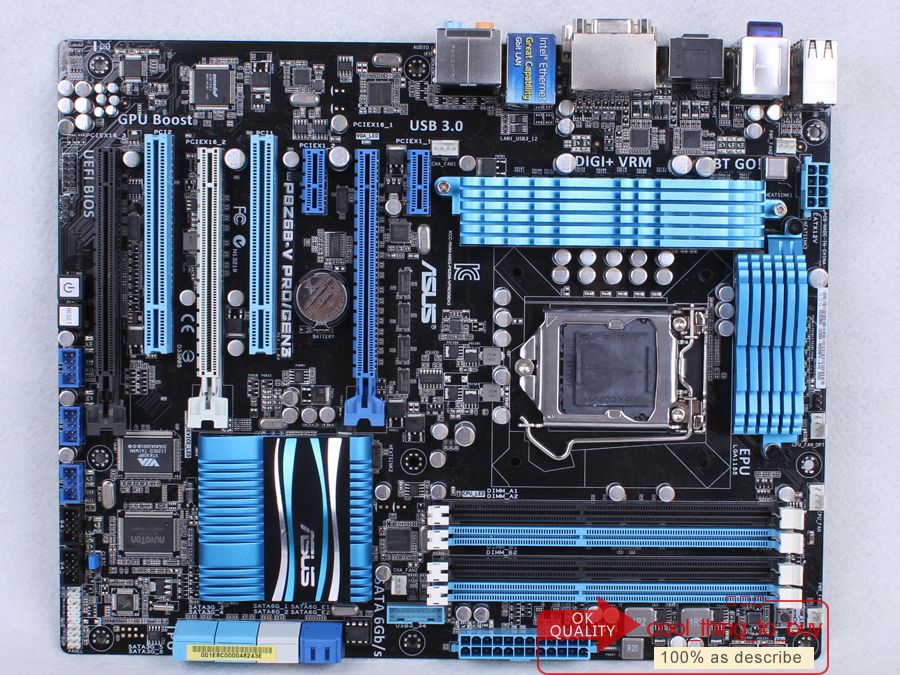 ASUS P8Z68-V PRO/GEN3 Intel Z68 Motherboard Socket LGA 1155 DDR3 ATX