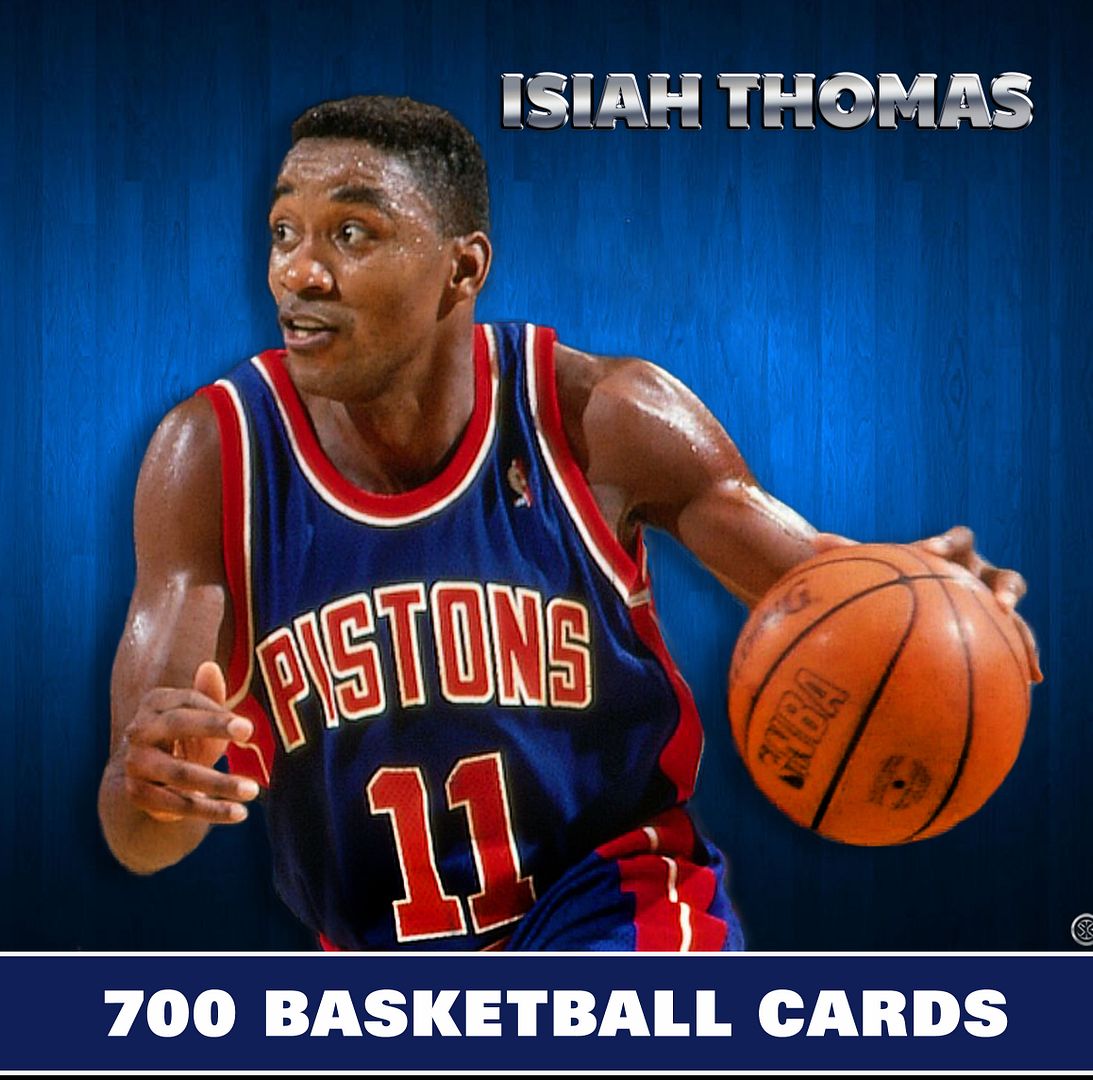 700 ISIAH THOMAS HUGE BASKETBALL CARD LOT COLLECTION | eBay