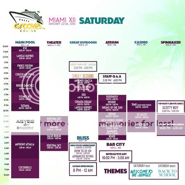 groove cruise set times