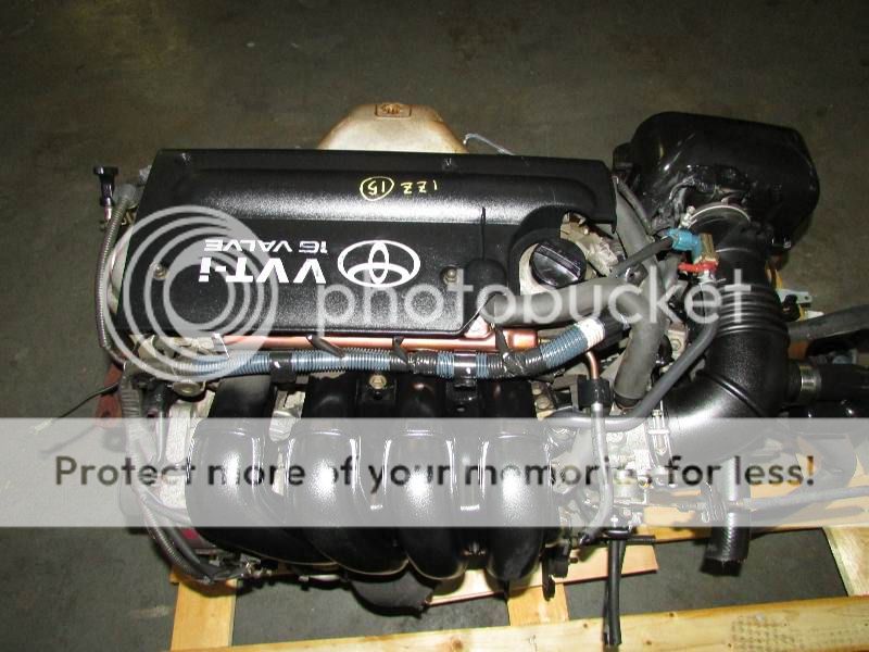 00 05 Toyota Mrs MR2 Spyder 1 8L vvti Twin Cam Engine 6 Speed M T JDM 1ZZ FE