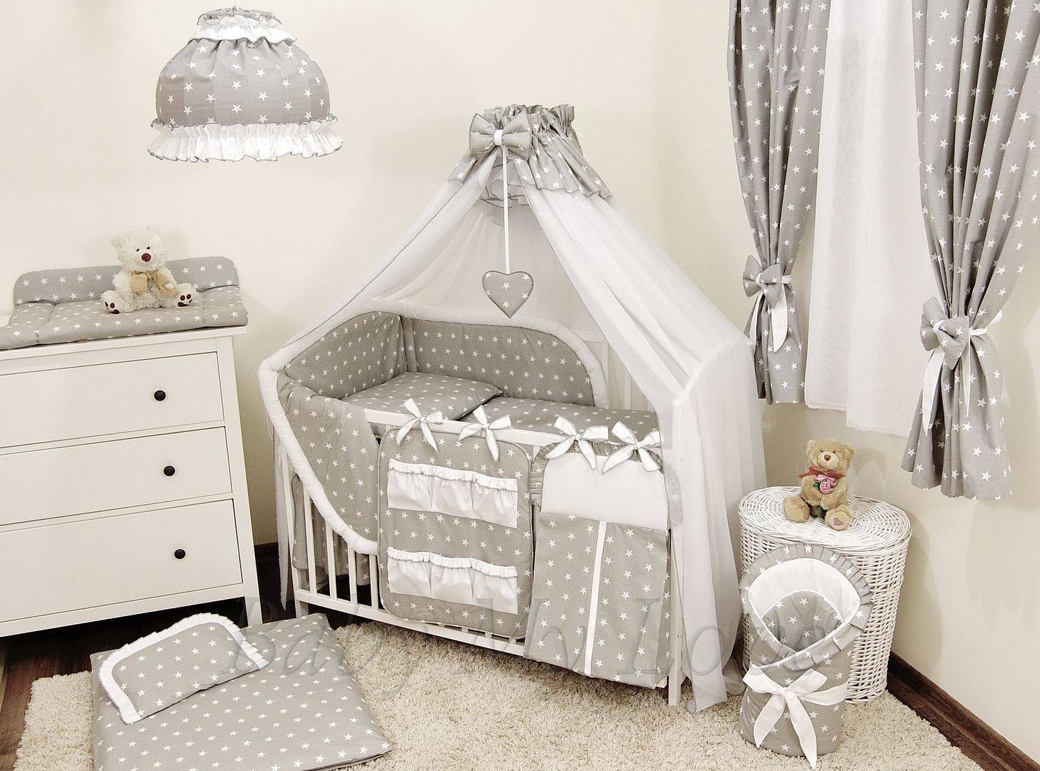 HOLDER//ROD STUNNING //BABY//COT//COTBED BIG CANOPY DRAPE//585cm wide