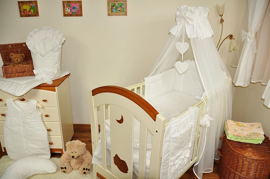Luxe 7 pcs bébé Ensemble de literie//pare-chocs//Drapé//Support pour s/'adapter à lit bébé ou bébé