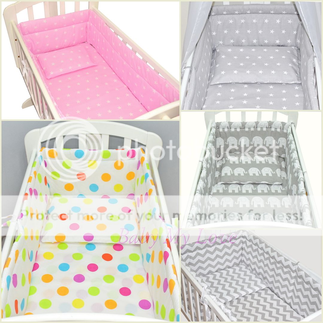 Lovely 6 Pcs Baby Swinging Rocking Crib Cradle Bedding Set All